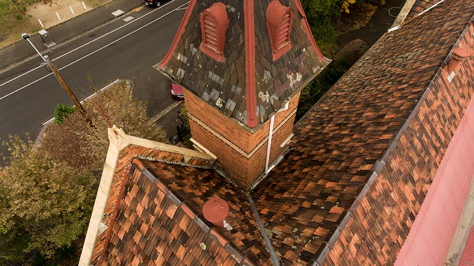 Aerial Roof Inspection with Drone